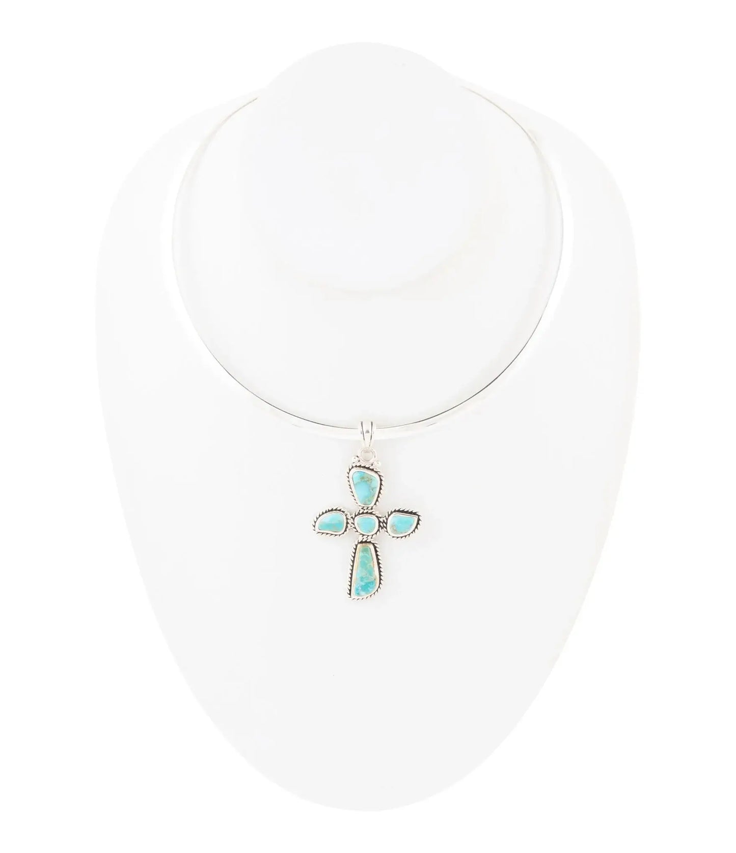 Cross Pendant and Sterling Silver Necklace - Barse Jewelry - Flyclothing LLC