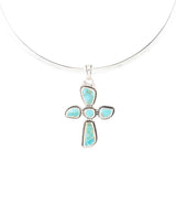 Cross Pendant and Sterling Silver Necklace - Barse Jewelry - Flyclothing LLC