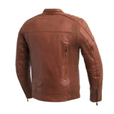 Crusader Men's Motorcycle Leather Jacket - First Manufacturing Company - Flyclothing LLC
