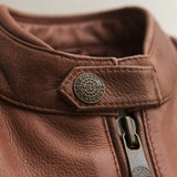 Crusader Men's Motorcycle Leather Jacket - First Manufacturing Company - Flyclothing LLC