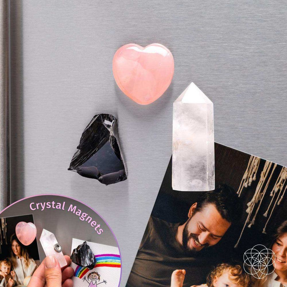 Crystal Guardian Magnets - Trio of Peace & Protection - Conscious Items - Flyclothing LLC