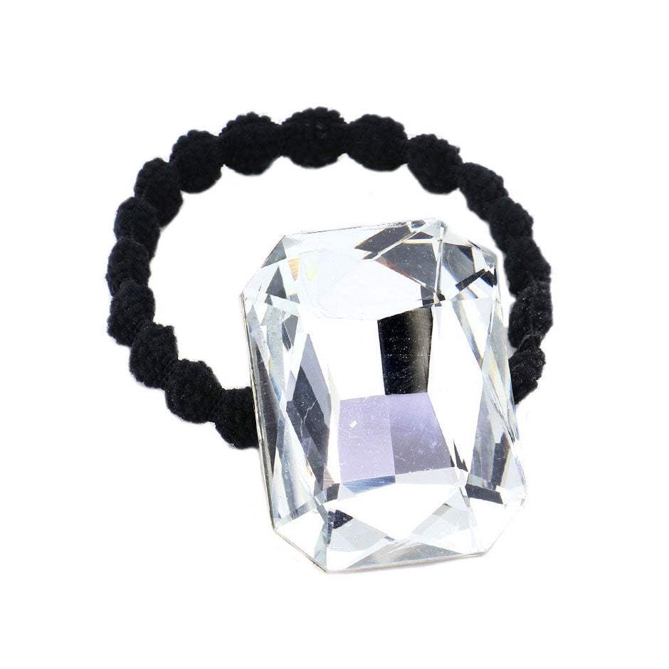 Crystal Octagon Accented Stretch Hair Band - Madeline Love - Flyclothing LLC