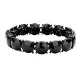 Crystal Round Stretch Evening Bracelet - Madeline Love - Flyclothing LLC