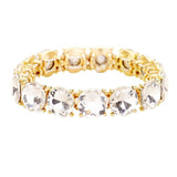 Crystal Round Stretch Evening Bracelet - Madeline Love - Flyclothing LLC