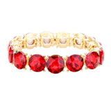 Crystal Round Stretch Evening Bracelet - Madeline Love - Flyclothing LLC