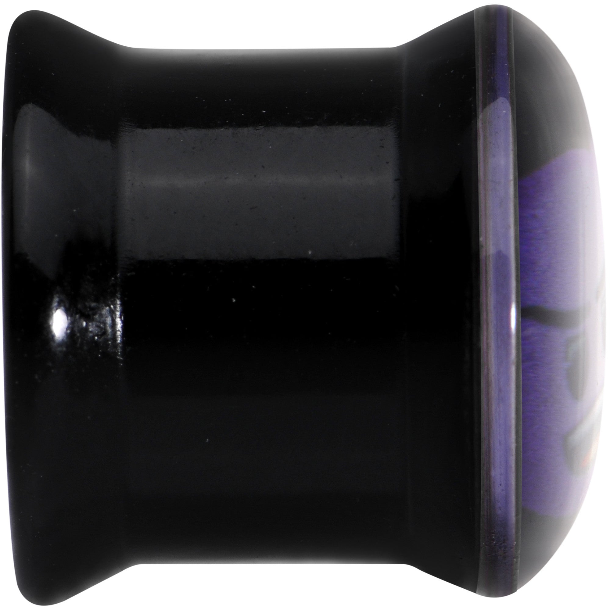 7/16 Licensed Purple Devil emoji Acrylic Double Flare Plug Set - BodyCandy - Flyclothing LLC