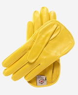 CU4303 (yellow) - Women's Short Italian Leather Gloves