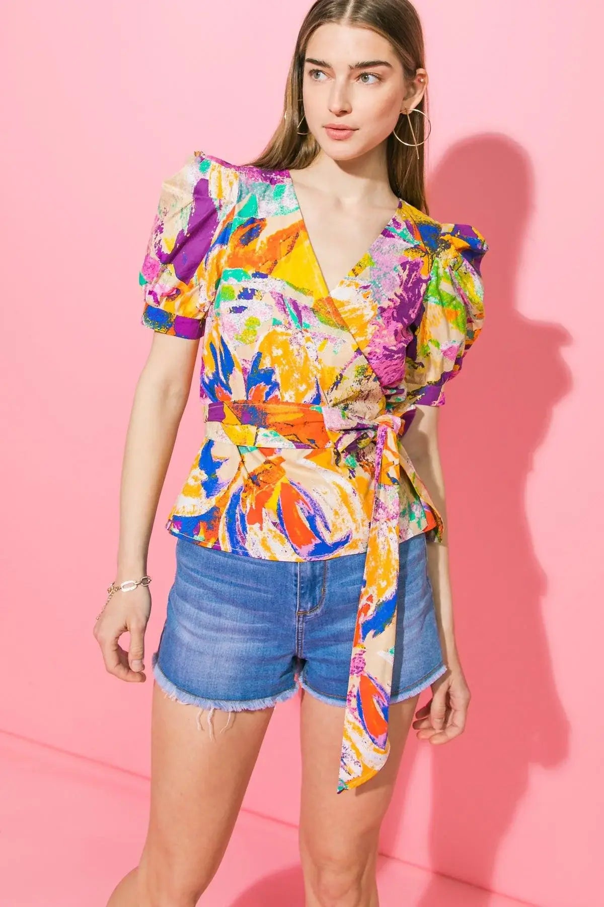NOTHING TO LOSE POPLIN TOP - Flying Tomato - Flyclothing LLC