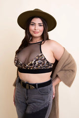 Curvy Adanna Leopard Bralette - Boho Clothing and Accessories - Flyclothing LLC
