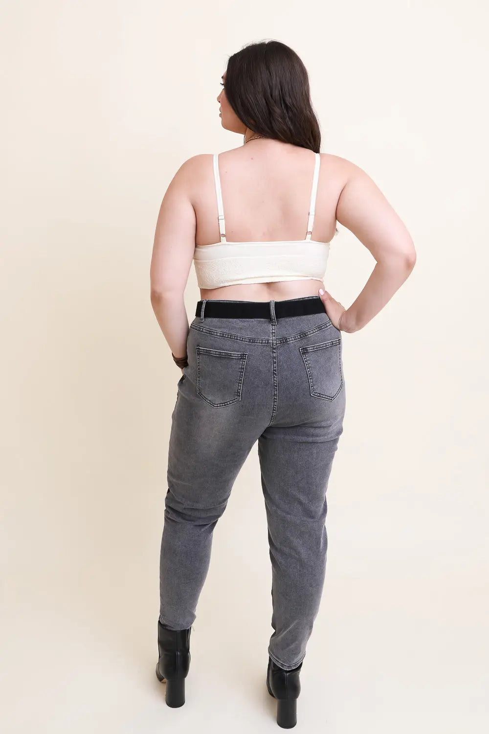 Curvy Seamless Padded Textured Brami Plus - Boho Clothing and Accessories - Flyclothing LLC