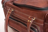 Vintage Leather Travel Duffle Bag - Classy Leather Bags - Flyclothing LLC