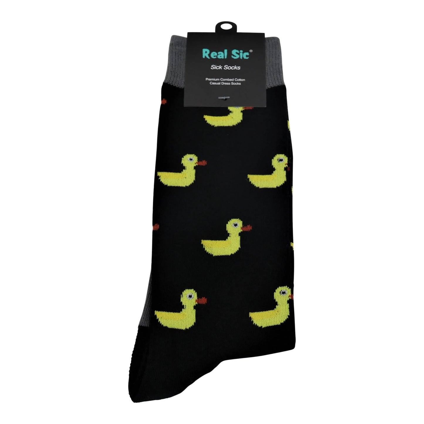 Yellow Duck Socks - Comfy Cotton for Men & Women - Real Sic - Flyclothing LLC