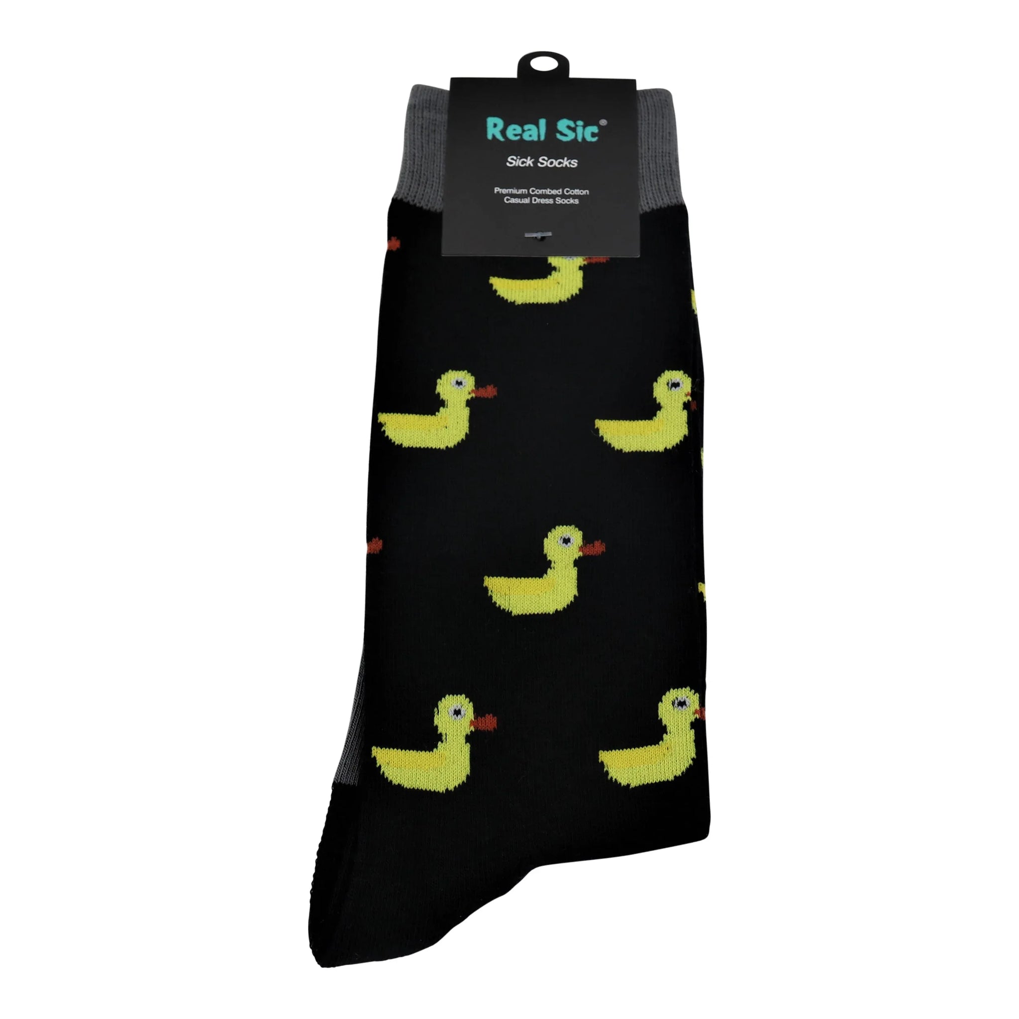 Yellow Duck Socks - Comfy Cotton for Men & Women - Real Sic - Flyclothing LLC