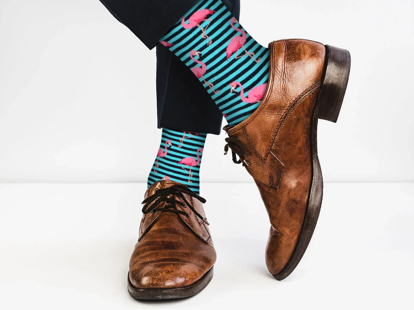 Funky Flamingo Socks - Comfy Cotton for Men & Women - Real Sic - Flyclothing LLC