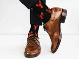 Orange Lobster Socks - Comfy Cotton for Men & Women - Real Sic - Flyclothing LLC