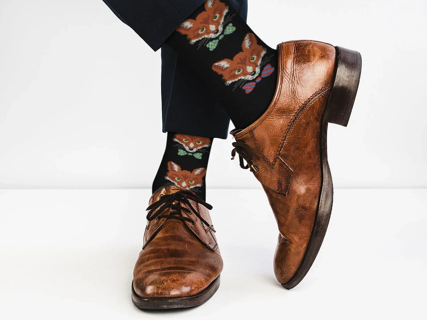 Animals Casual Dress Socks – Fox - For Men and Women - Real Sic - Flyclothing LLC