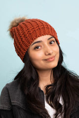 Cute Textured Pom Beanie