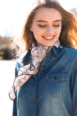 Cutesy Floral Bandana Headscarf