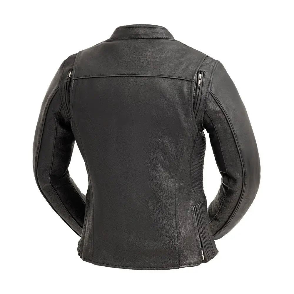 Cyclone - Women's Motorcycle Leather Jacket - First Manufacturing Company - Flyclothing LLC