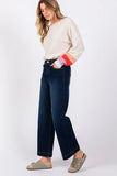 SAGE + FIG High Waist Wide Leg Jeans - Trendsi