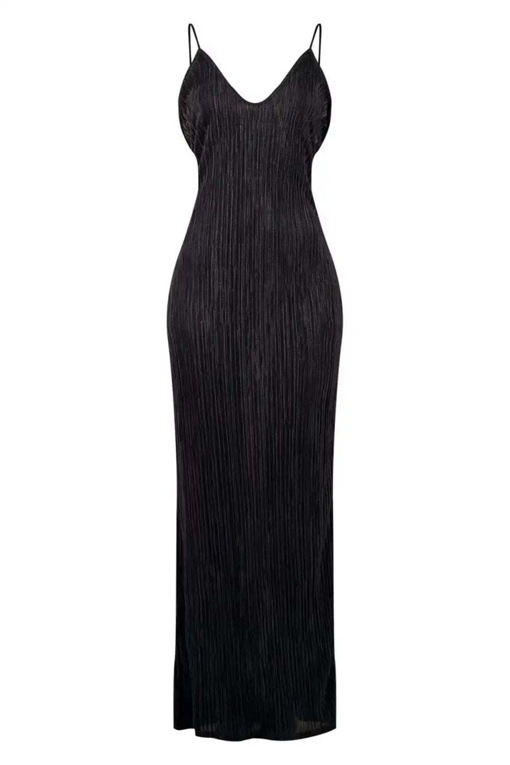 Backless Printed Maxi Cami Dress - Trendsi - Flyclothing LLC