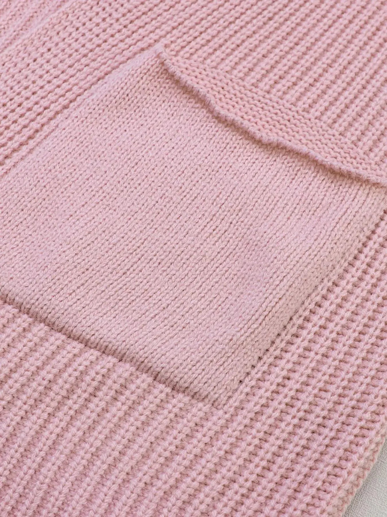 Chunky Knit Open Front Cardigan - Trendsi - Flyclothing LLC