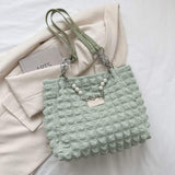 Bubble Textured Tote Bag - Trendsi - Flyclothing LLC
