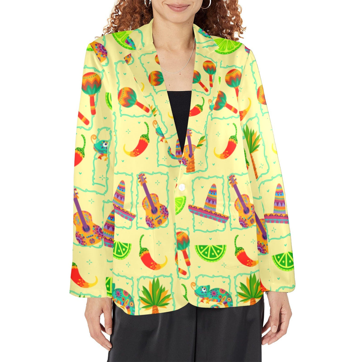 Baha Ranch Colores De Mexico Festival Blazer Women's Blazer - Baha Ranch Western Wear - Flyclothing LLC