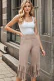 Heimish Full Size Ruffled High Waist Wide Leg Pants Plus Size - Trendsi
