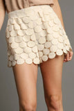 Umgee Full Size Polka Dot Lace Shorts Plus Size - Trendsi