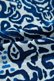 Printed Tie Neck Long Sleeve Dress - Trendsi - Flyclothing LLC