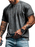 Men's Full Size Round Neck Short Sleeve T-Shirt Plus Size - Trendsi - Flyclothing LLC