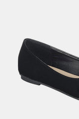 Forever Link Slip On Rhinestone Buckle Ballet Flats - Trendsi