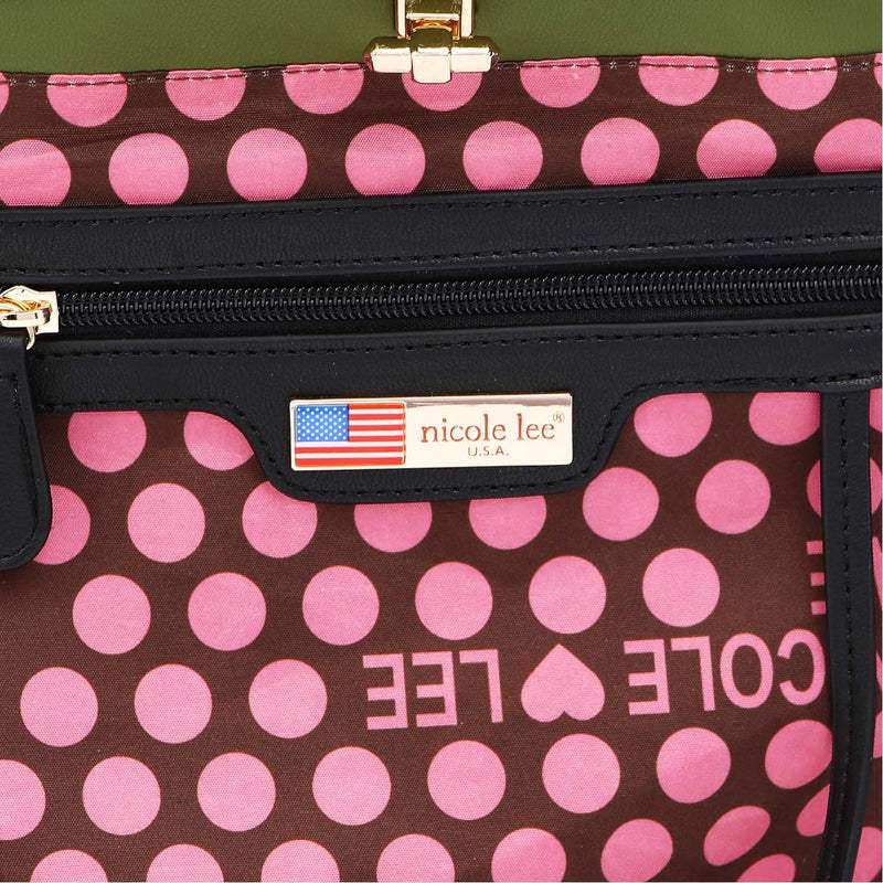 Nicole Lee USA Flower Pattern Adjustable Strap Backpack Bag - Trendsi - Flyclothing LLC