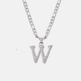 Titanium Steel Letter Pendant Necklace - Trendsi - Flyclothing LLC