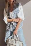 Frayed Edge Flap Pockets Denim Vest Jacket - Trendsi - Flyclothing LLC