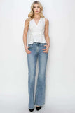 RISEN Full Size Mid Rise Bootcut Jeans - Trendsi - Flyclothing LLC