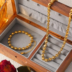 18K Gold-Plated Titanium Steel Bracelet - Trendsi