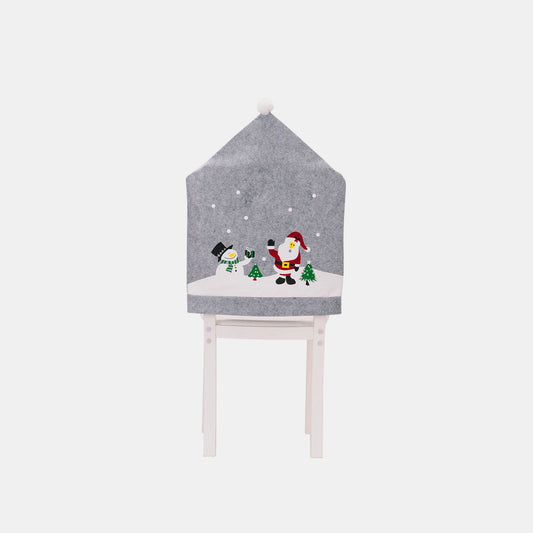 Christmas Pattern Chair Cover - Trendsi