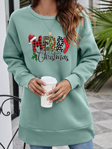 MERRY CHRISTMAS Graphic Sweatshirt - Trendsi - Flyclothing LLC