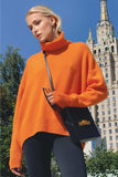 Basic Bae Turtleneck Dropped Shoulder Long Sleeve Sweater - Trendsi - Flyclothing LLC