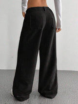Wide Leg Pants with Pockets - Trendsi - Flyclothing LLC