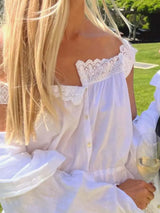 Lace Detail Drawstring Tank - Trendsi - Flyclothing LLC