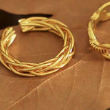 18K Gold-Plated Open Ring - Trendsi - Flyclothing LLC