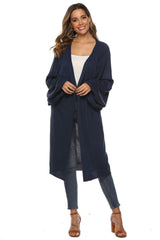 Long Sleeve Open Front Cardigan - Trendsi - Flyclothing LLC
