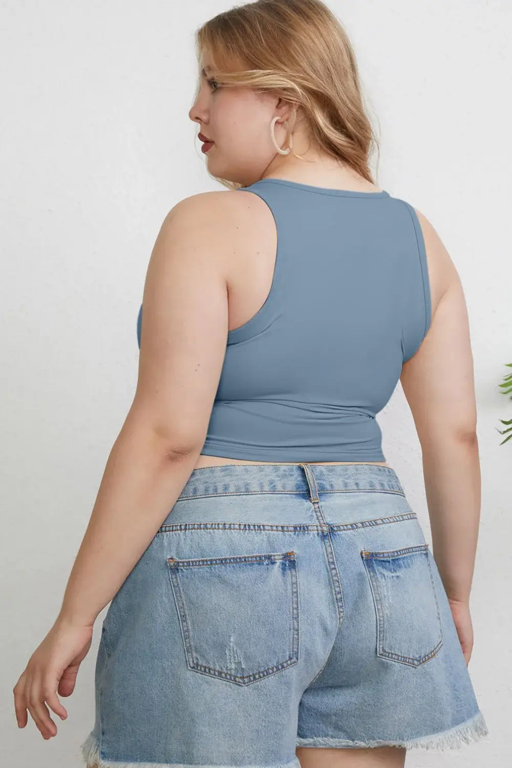 Basic Bae Full Size Round Neck Slim Tank - ShopBasicbae - Flyclothing LLC
