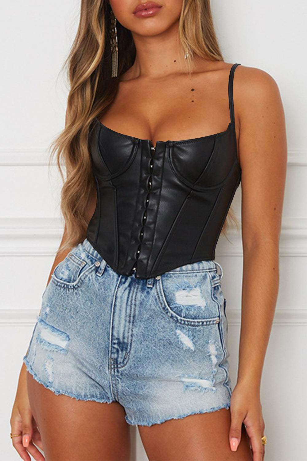 Scoop Neck Spaghetti Strap Cami - Trendsi - Flyclothing LLC