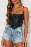 Scoop Neck Spaghetti Strap Cami - Trendsi