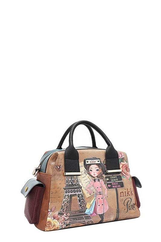 Nicole Lee USA Eco-Leather Boston Bag - Trendsi - Flyclothing LLC