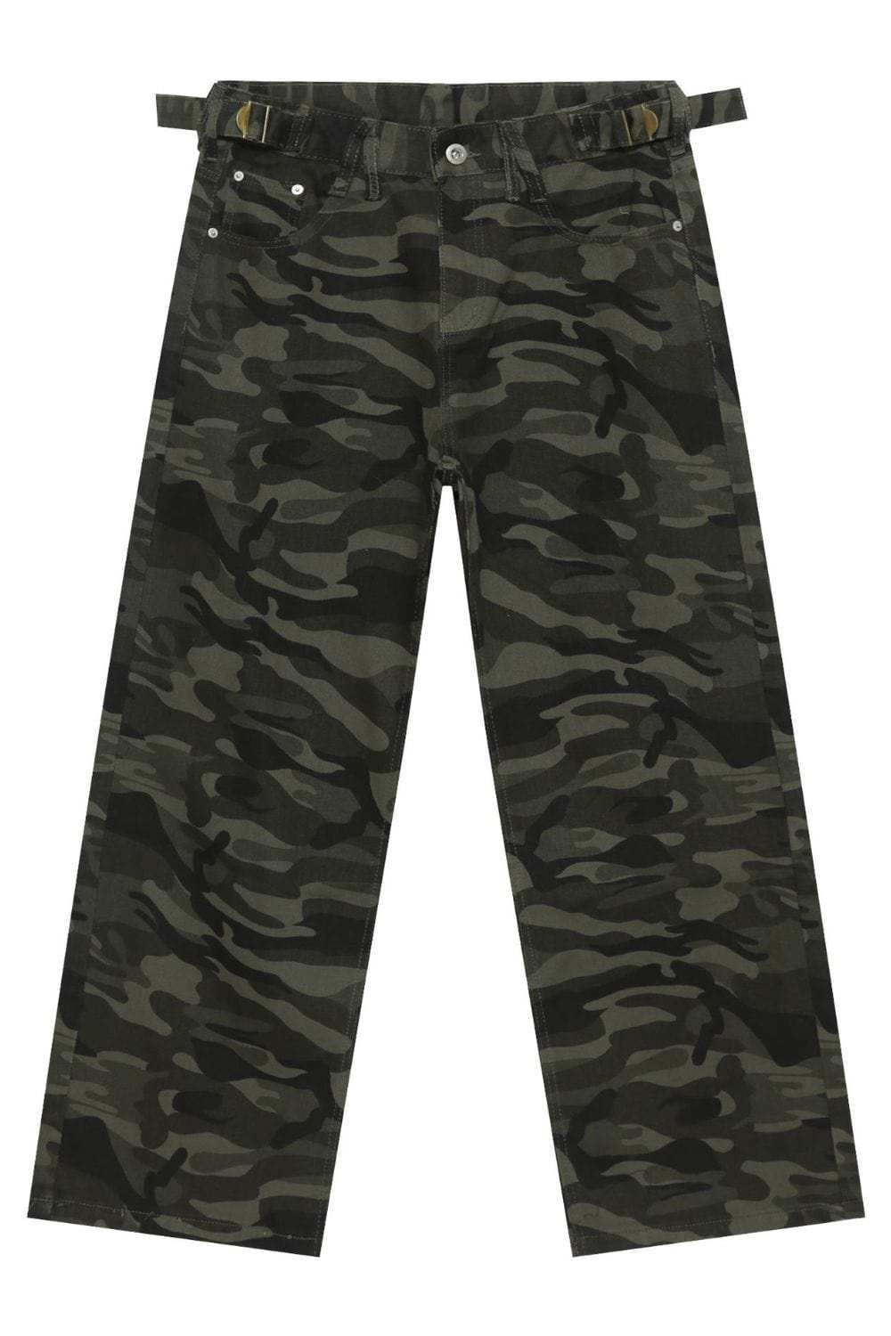 Men's Camouflage Jeans with Pockets - Trendsi - Flyclothing LLC